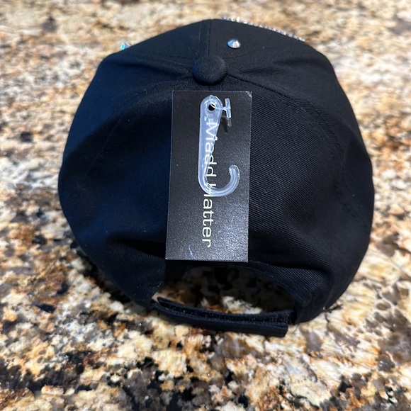 NWT black and rhinestone cap - Picture 2 of 4